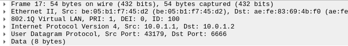 Packet inspection with Wireshark